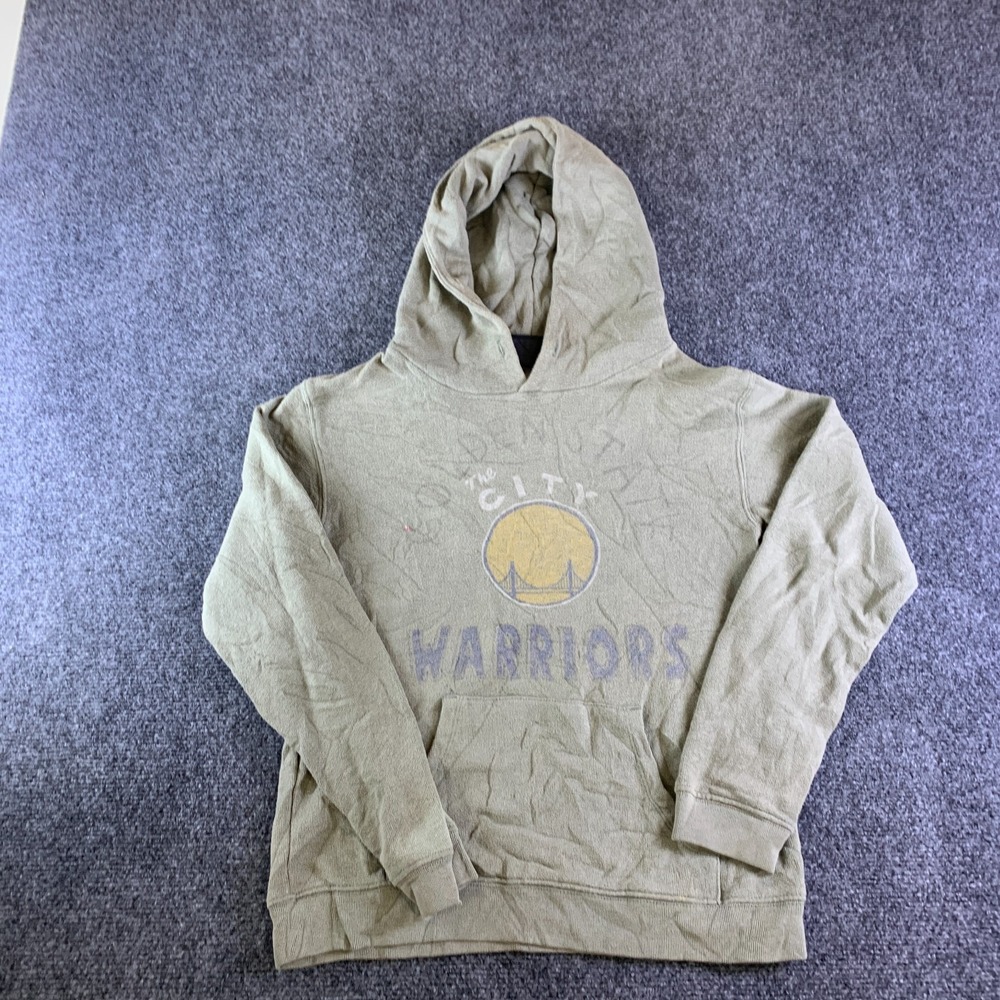 Junk Food Golden State Warriors Hoodie Mens XS Sage Green Good The City Logo